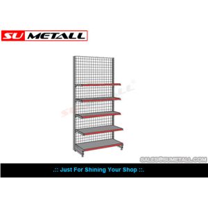 Buy cheap Supermarket Display Racks With Wire Mesh Back Panel from wholesalers