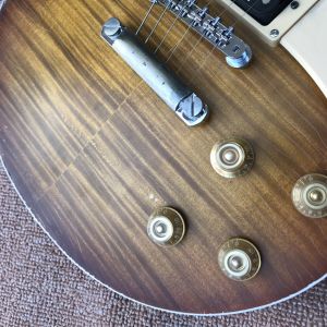Buy cheap New high quality relic standard LP electric guitar, Tobacco burst, Tune-o-Matic bridge relic electric guitar from wholesalers