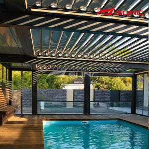Extruded Garden Building Waterproof Pergola Easily Assembled