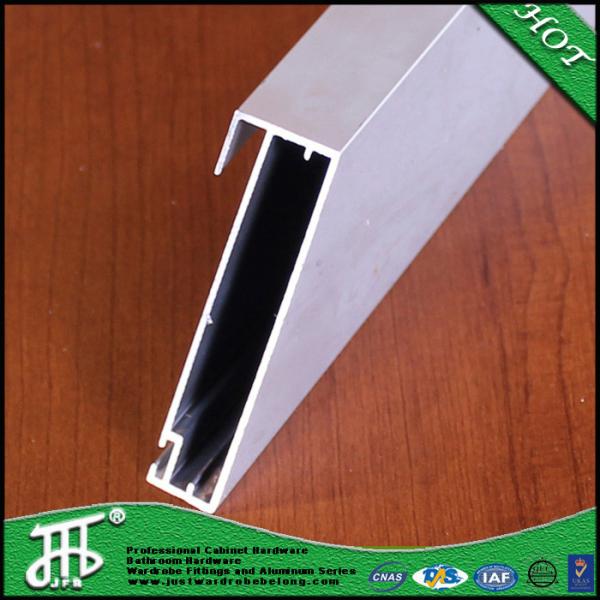 Buy cheap anodizing silver aluminum profile for cabinet glass door frame aluminum profiles with best from wholesalers