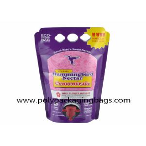 Buy cheap Double Bottom 1.5L 3L 5L Aluminum Foil Spouted Pouches Packaging Bags With Spigot from wholesalers