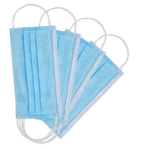 3ply Disposable non woven printing mouth-muffle face mask with round earloop