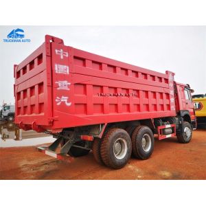 19.32m3 375HP SINOTRUK Tipper Truck With Short Mileage