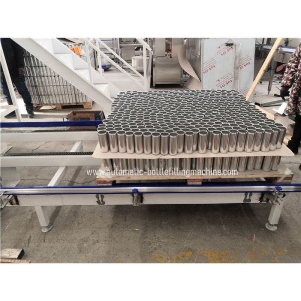 Quality 6000can/H  Empty Can Depalletizer Beverage Can Filling Machine for sale