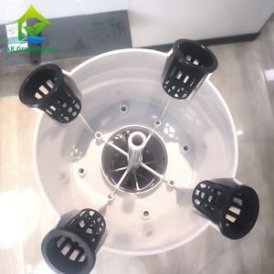 9 Layers Soilless Cultivation Vertical Petal Hydroponic System Tower With Led