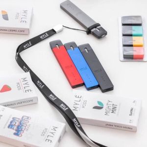 High quality Factory oem 0.9 ML Empty Ceramic Cotton Coil Myle pods for Myle