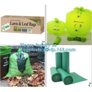 Buy cheap scented compostable garbage brown plastic bags, 100% compostable t-shirt plastic shopping bags, PLA Compostable T-shirt from wholesalers