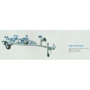 Professional Single Jetski Folding Boat Trailer With ST175/80R13X2 Tire