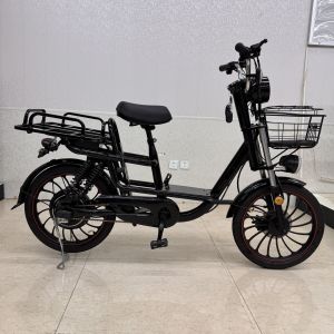 Buy cheap Multifunctional Cargo Electric 2 Wheeler Bike Front & Rear Baskets 650W Hub Motor from wholesalers