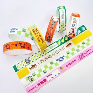 Buy cheap Customized Disposable Wristbands for Music Festival Tickets Adjustable and Heat Resistant from wholesalers