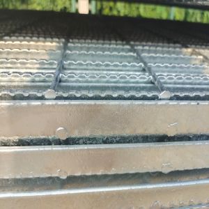 Buy cheap Serrated Plate Stainless Grating Galvanized Mesh Drainage Steel Grating from wholesalers