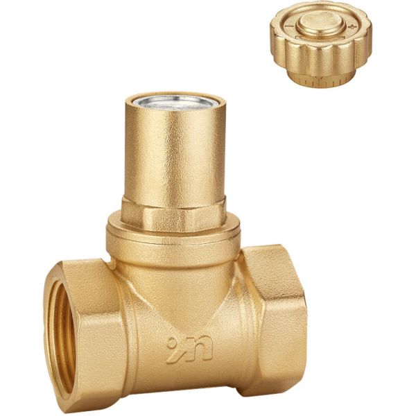 Buy cheap 1108 Magnetic Lockable Brass Valve Multi-turn Metal to Metal Stop Type F x F Threaded with Three Lock Caps for Option from wholesalers