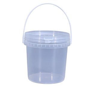 Buy cheap 20L Clear Plastic Bucket with Screw Lid Paint Oil and Water Storage Solution from wholesalers