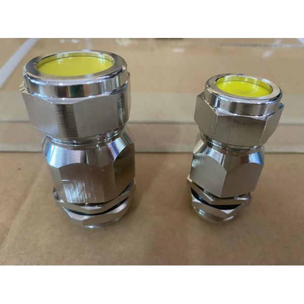 Buy cheap Brass Ex Proof Cable Gland With IP68 Ingress Protection And Working Temperature -40~100 Degree from wholesalers