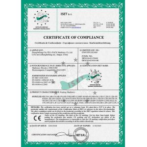 Zhangjiagang City FILL-PACK Machinery Co., Ltd Certifications