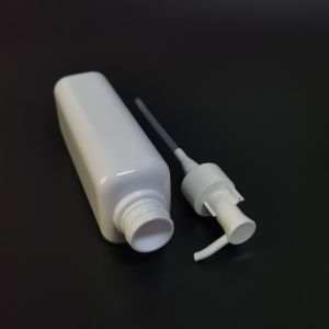 Buy cheap 150ml Square PET Flat Shoulder Empty Refillable Shampoo Pump Bottle Clear Plastic Shower Gel Spray Bottle from wholesalers