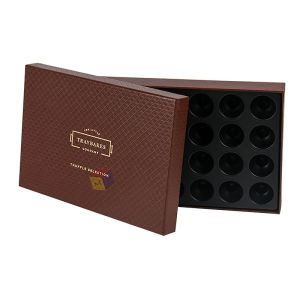 Refine Design With Lid Rigid Cardboard Chocolate Box Packaging Luxury Custom Hot