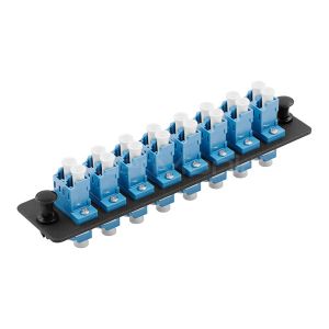 China LC Adapter Panel 8 Port Fiber Patch Panel LC Duplex Single Mode Or Multimode Adapter on sale