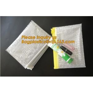 Buy cheap Cosmetic Pink Slider Padded Bag/Holographic k Bag With Bubble,Holographic Metallic Zipper Bubble Bag/Slider Padded from wholesalers