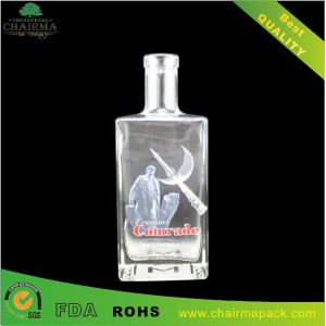 Buy cheap Decal Square Glass Bottle for Vodka,liquor,etc from wholesalers
