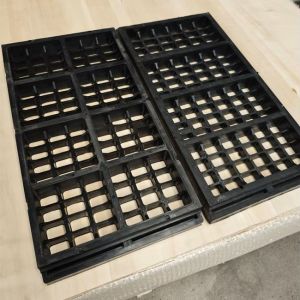 Buy cheap HUATAO 305×305mm Rubber Screen Panel with 40 Shore Hardness and 50mm Thick for Gold Recovery from wholesalers