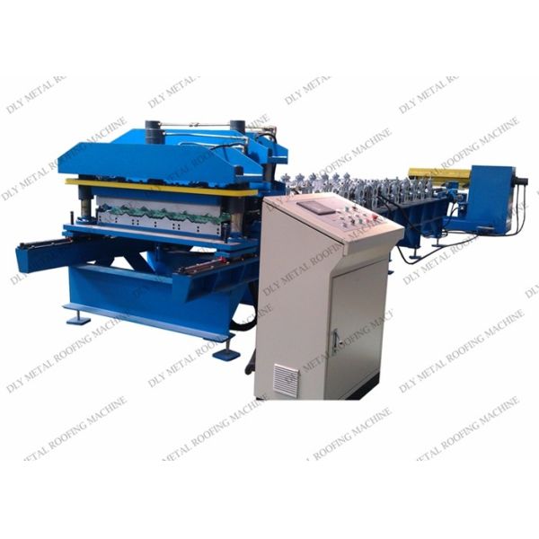 Quality 1250mm Roofing Sheet Roll Forming Machine Ppgi Corrugated Metal 380v for sale