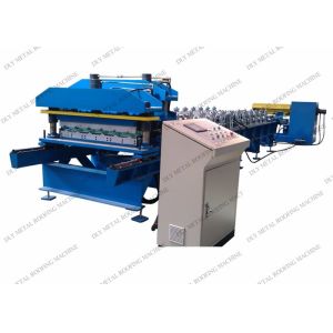 Buy cheap 1250mm Roofing Sheet Roll Forming Machine Ppgi Corrugated Metal 380v from wholesalers