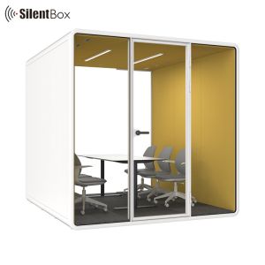 Buy cheap Modular Soundproof Meeting Pod for 6 People with W2600*D2605*H2338mm Dimensions product