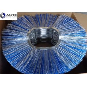 Buy cheap Mixed Large Industrial Sweeping Brushes Crimpled Steel Wire OEM Accepted from wholesalers