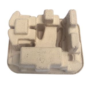 Natural Brown Recycled Pulp Packaging Molded Pulp Tray packaging Box
