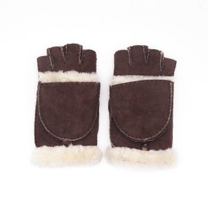 Buy cheap Touch screen multifunctional sheep skins mitten leather mittens with fingers from wholesalers