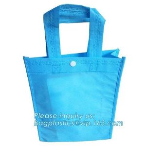 Custom Non Woven Bag Printed Logo Handle Bags For Advertizing Items, customized