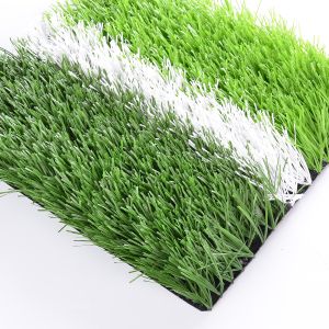 Buy cheap 50mm Pile Height Artificial Football Pitch Disease Resistant Weaving Technique With Rubber Granules from wholesalers
