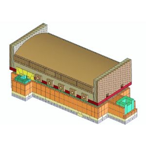 Buy cheap Mild Steel Soda Lime 30 TPD Glass Melting Furnace product