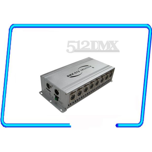 Buy cheap Eight Way Signal DMX Amplifying Distributor / Signal Distributor dmx opto splitter from wholesalers