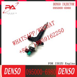 Denso diesel fuel common-rail injector 095000-6980 for isuzu 4JJ1 engine fuel