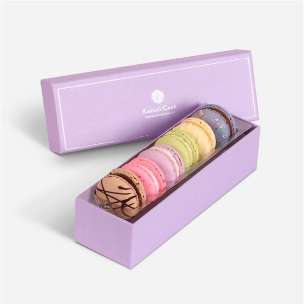 Buy cheap Custom Rigid Macaroon Gift Packaging Boxes With Plastic Tray from wholesalers