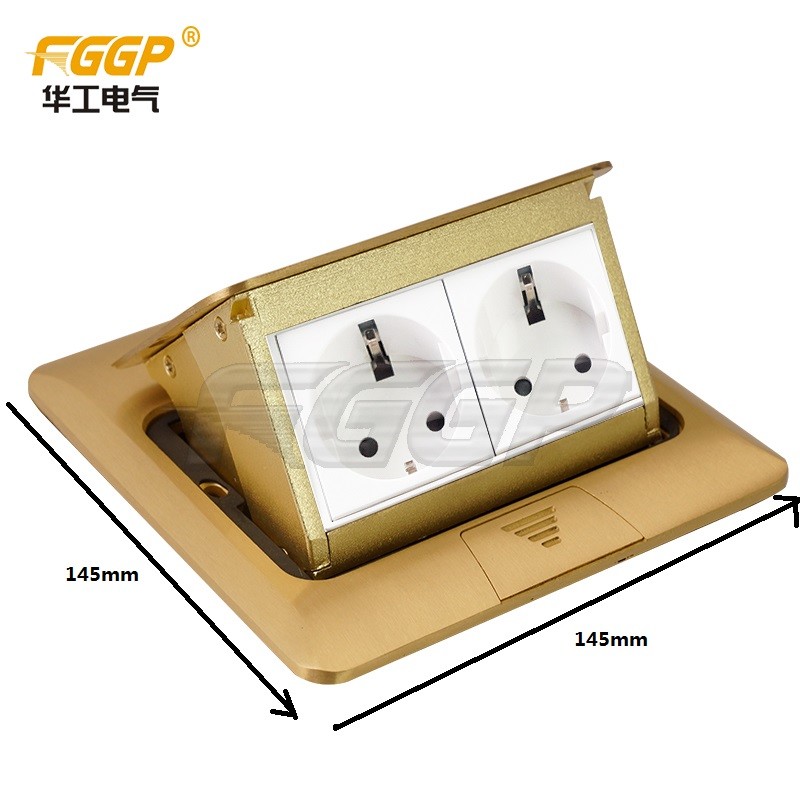 Buy cheap Multifunctional Rj45 Data Floor Socket Box With Data Jacks SS Covered Brass Floor Socket from wholesalers