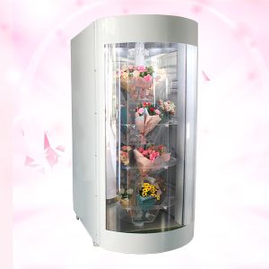 Buy cheap Lcd 19 Inch Maternity Clinics Transparent Shelf Flower Vending Machine from wholesalers