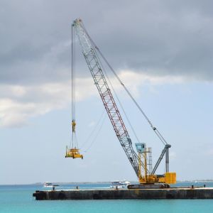 Buy cheap 20T Floating Barge Crane from wholesalers