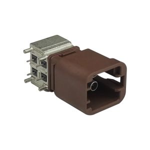Buy cheap Mini FAKRA Connector Quad F-Code Rignt Angle Type With Housing from wholesalers