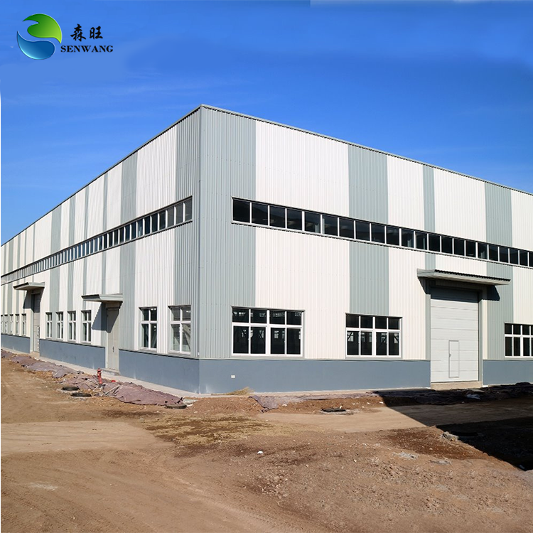 Prefab Steel Structure Building with H Beam Portal Frame
