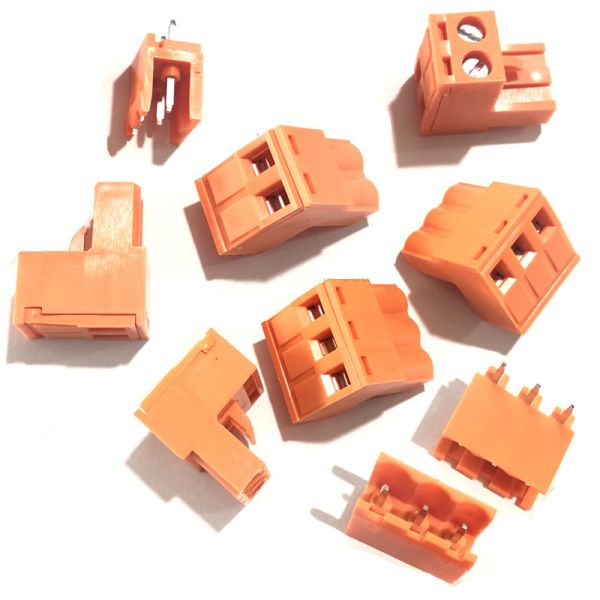Quality Orange 5.08mm Pitch PCB Pluggable Screw Terminal Blocks Plug + Pin Header Socket for sale