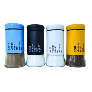 Buy cheap Refillable Salt And Empty Round Spice Jars Glass Spice Containers from wholesalers