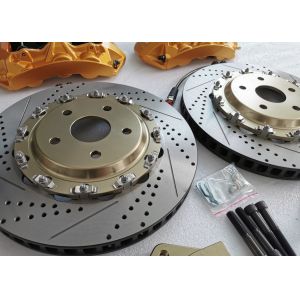 JKGT6 Gold Front Wheel Caliper 6 Pot Brake Kit For 22in Wheel