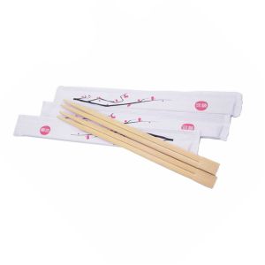 Buy cheap White Custom Printed Logo Sushi Bamboo Chopsticks For Restaurant from wholesalers