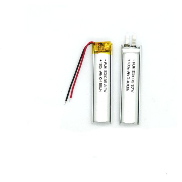 Buy cheap 3.7V Polymer Lithium Ion Battery 501035 130mAh For Bluetooth Speakers, Dust Mite Removers, And Oral Irrigators from wholesalers