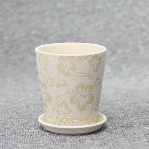 Buy cheap Customizable Ceramic Pots For Gardening In Different Colors from wholesalers