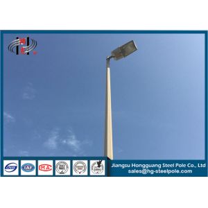 Stadium Lighting Mast Parking Light Pole With Galvanization And Powder Coated