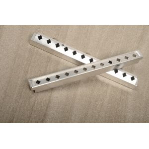 Buy cheap 12 Hole Custom Lipstick Mold Small Gold Bar Square Aluminum from wholesalers